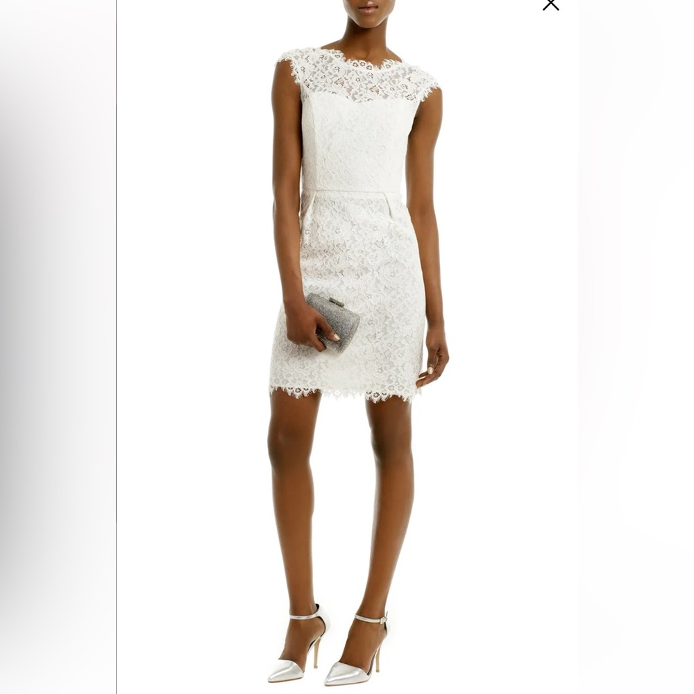 Shoshanna Ivory Scarlett Dress